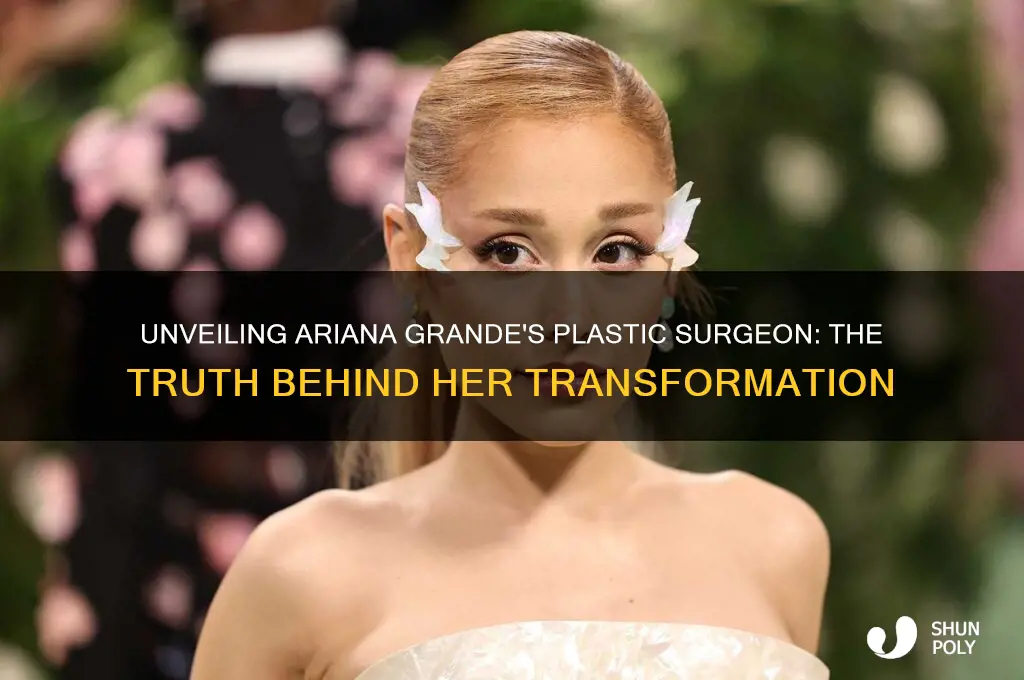 who is ariana grande plastic surgeon