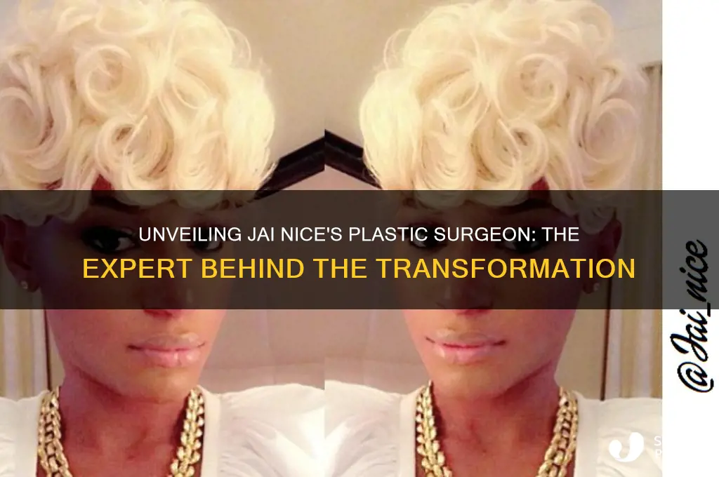 who is jai nice plastic surgeon
