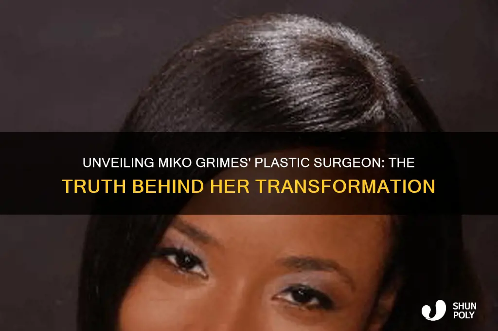 who is miko grimes plastic surgeon