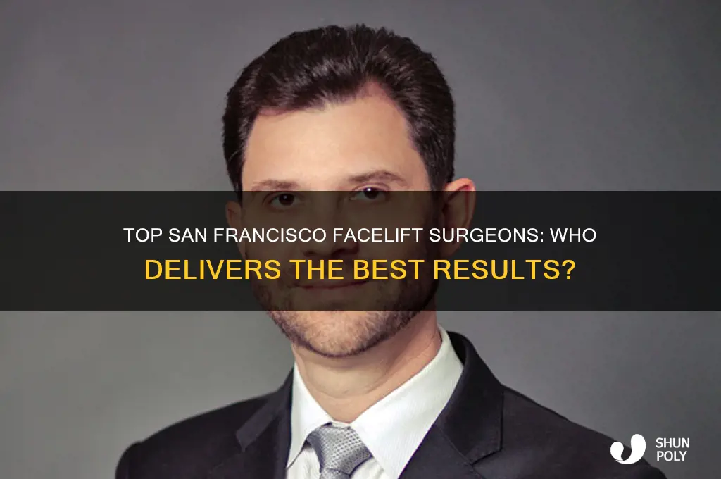 who is the best facelift plastic surgeon in san francisco