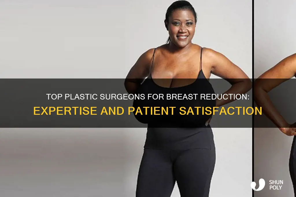who is the best plastic surgeon for breast reduction surgery