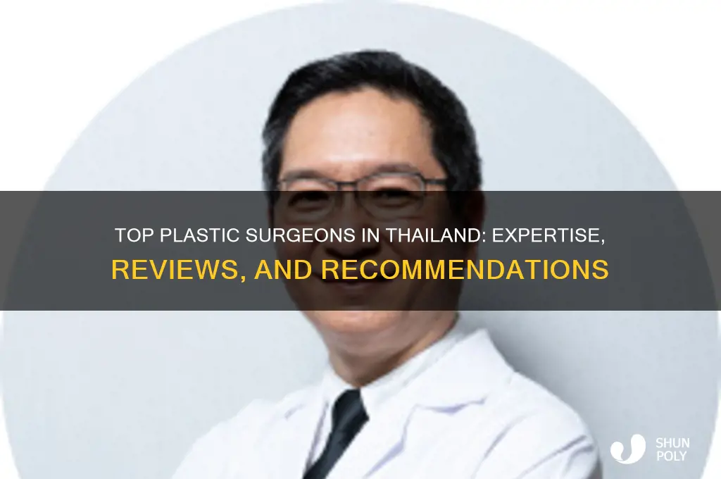 who is the best plastic surgeon in thailand