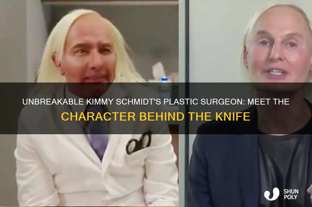who is the plastic surgeon in unbreakable kimmy schmidt