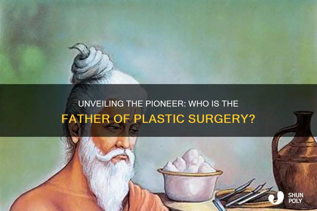 who is thr father of plastic surgery