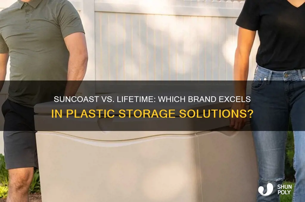 who makes a better plastic storagr suncoast or lifetime
