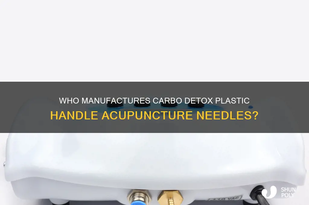 who makes carbo detox plastic handle acupuncture needles