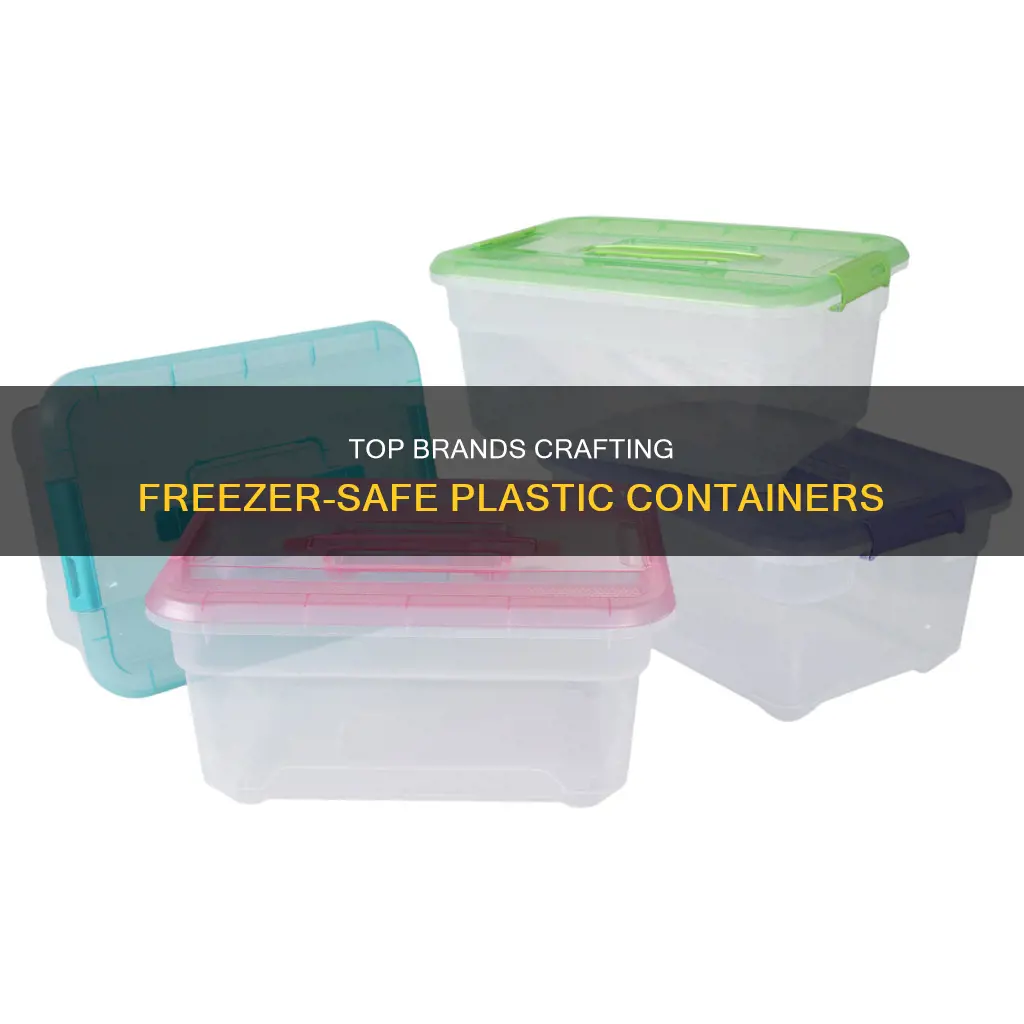 who makes freezer safe plastic containers