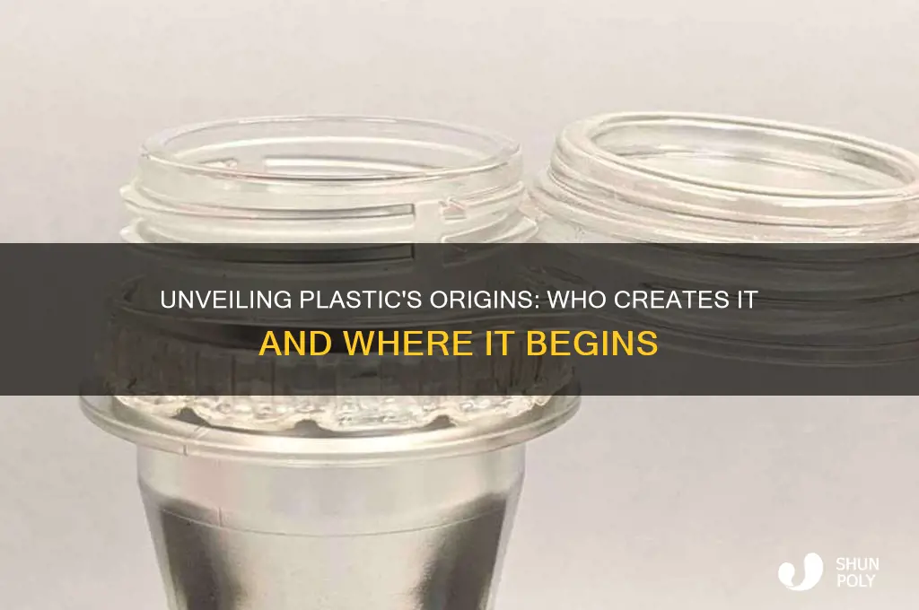 who makes plastic and where does it come from