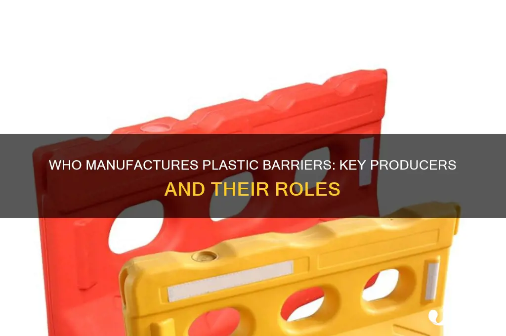 who makes plastic barriers