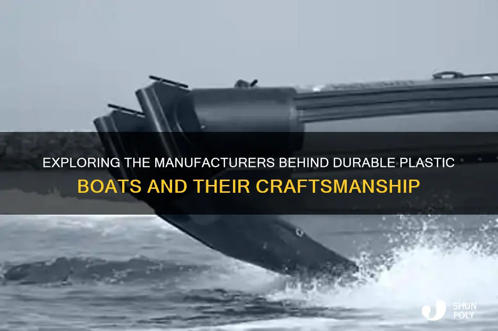 who makes plastic boats