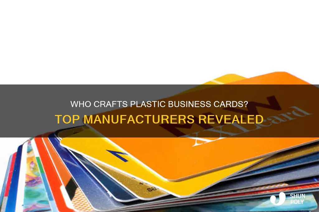 who makes plastic business cards