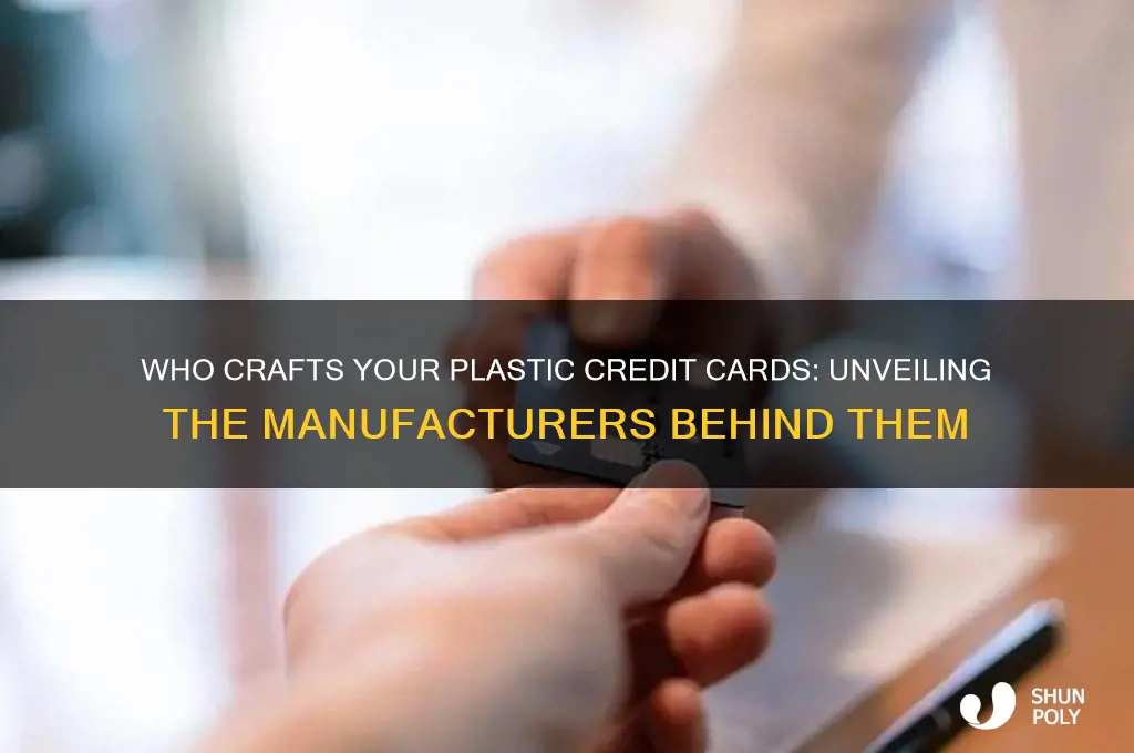 who makes plastic credit cards