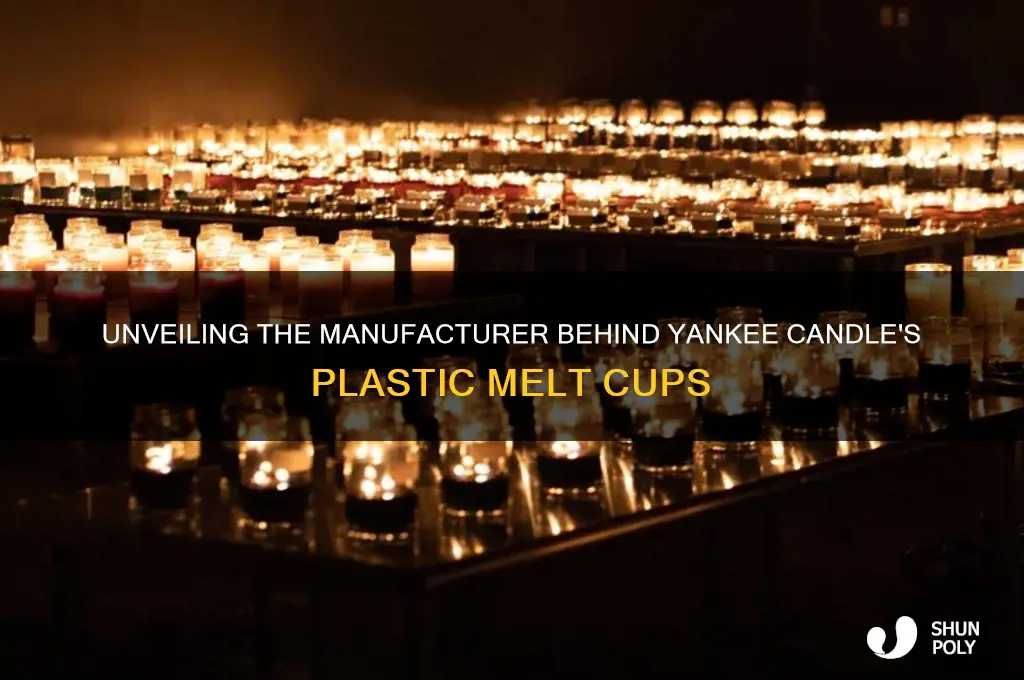 who makes plastic melt cups for yankee candle