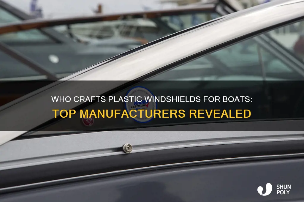 who makes plastic windshields for boats