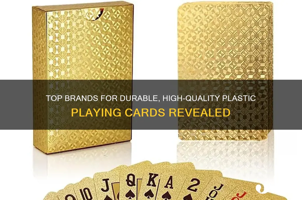 who makes the best plastic playing cards