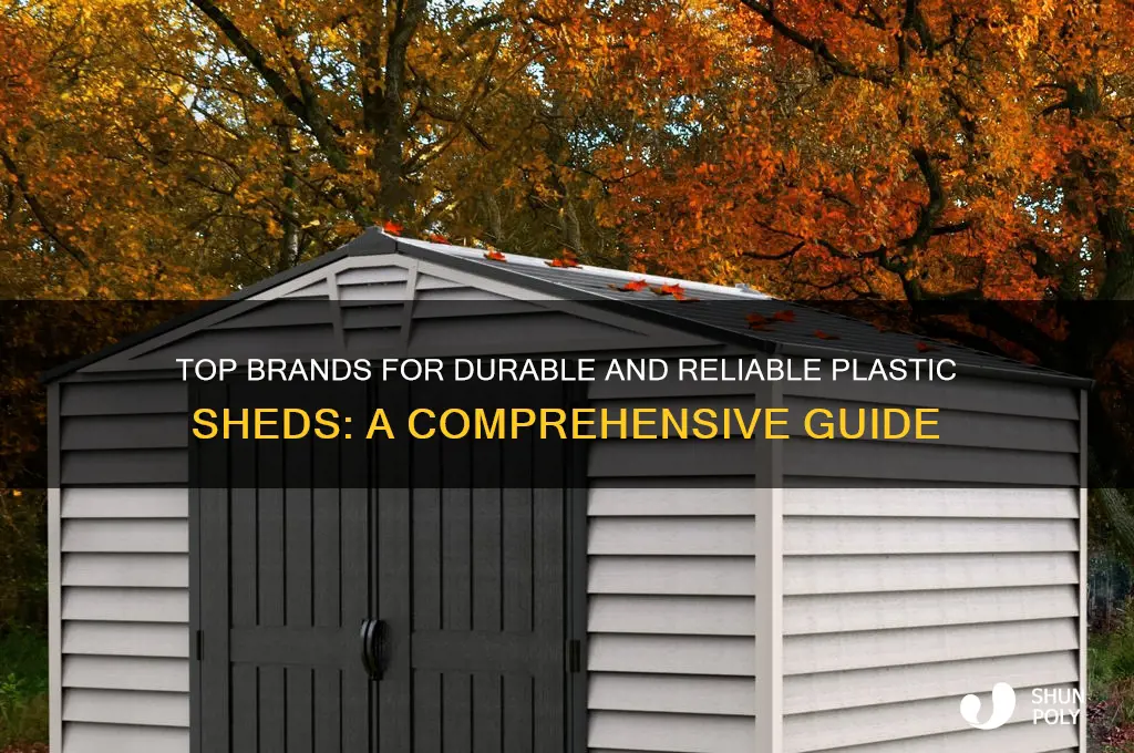 who makes the best plastic sheds