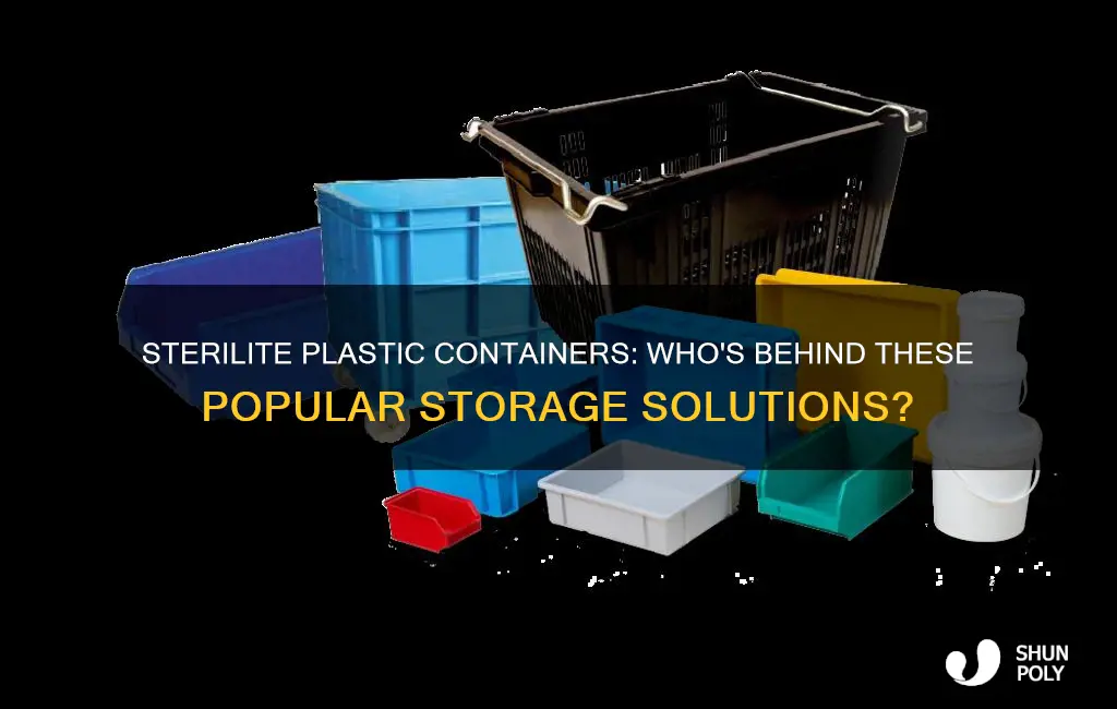 who makes the sterilite plastic containers