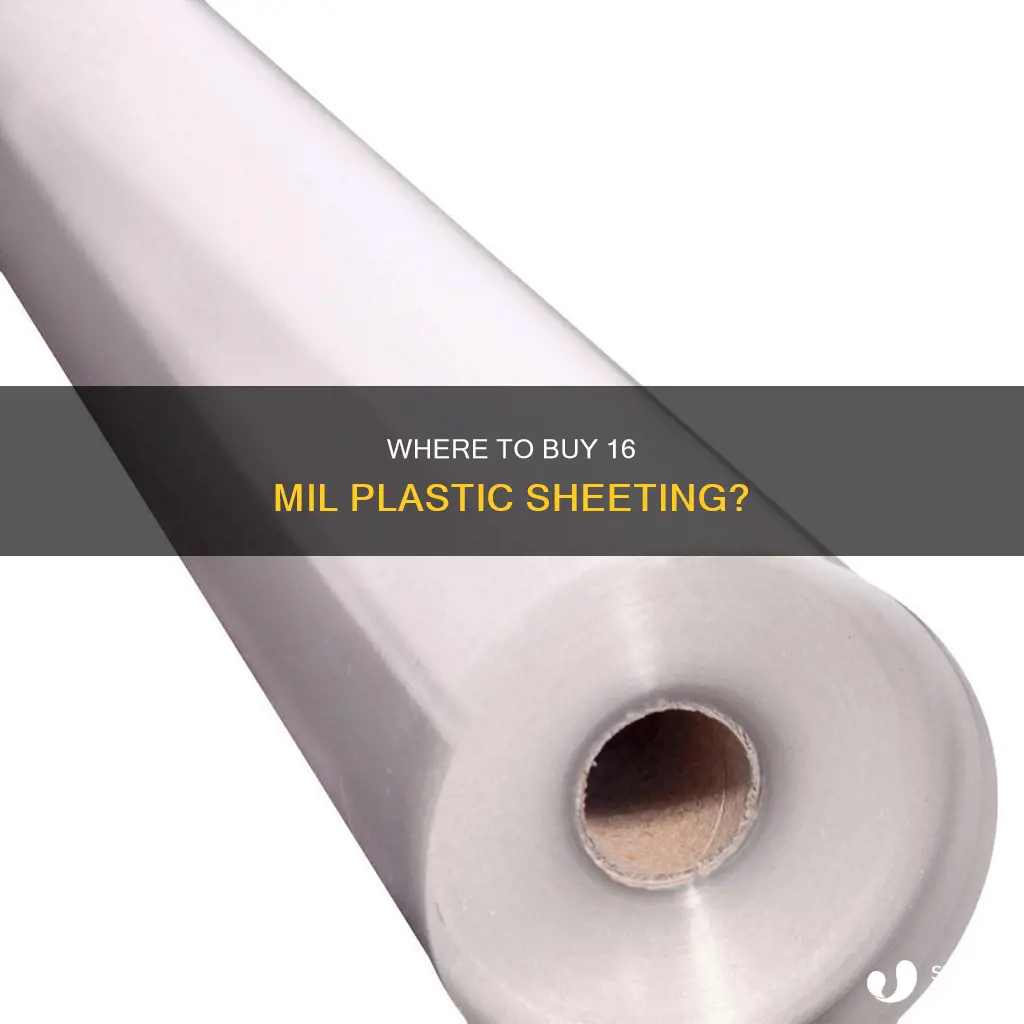 who sells 16 mil plastic sheeting