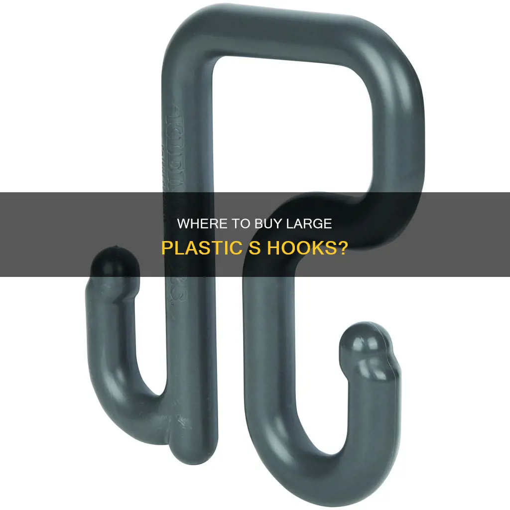 who sells large plastic s hooks