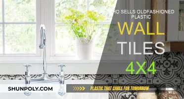 Plastic Wall Tiles: Retro 4x4 Style