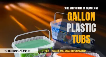 Square Plastic Paint Tubs: Where to Buy Them?