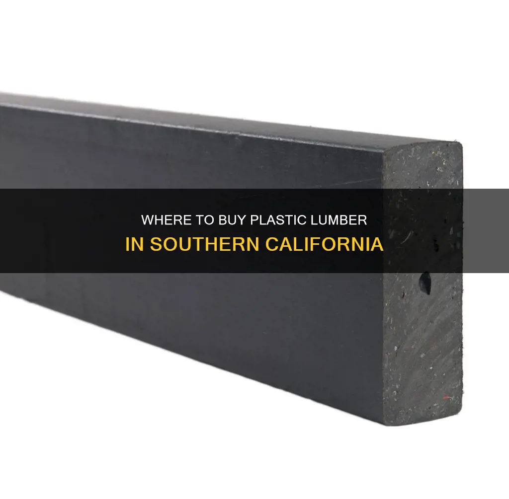 who sells plastic lumber in southern california