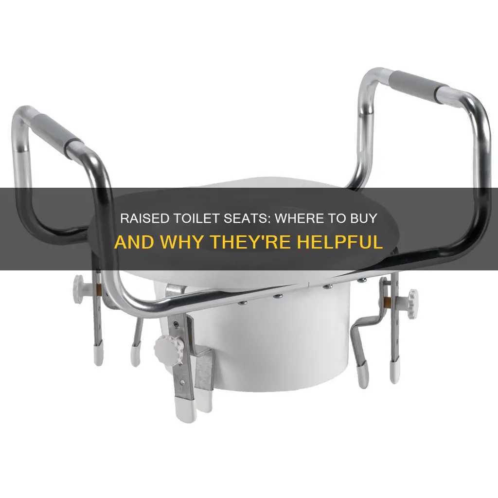 who sells raised plastic toilet seats