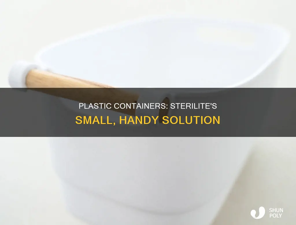who sells sterilite small plastic container with handle