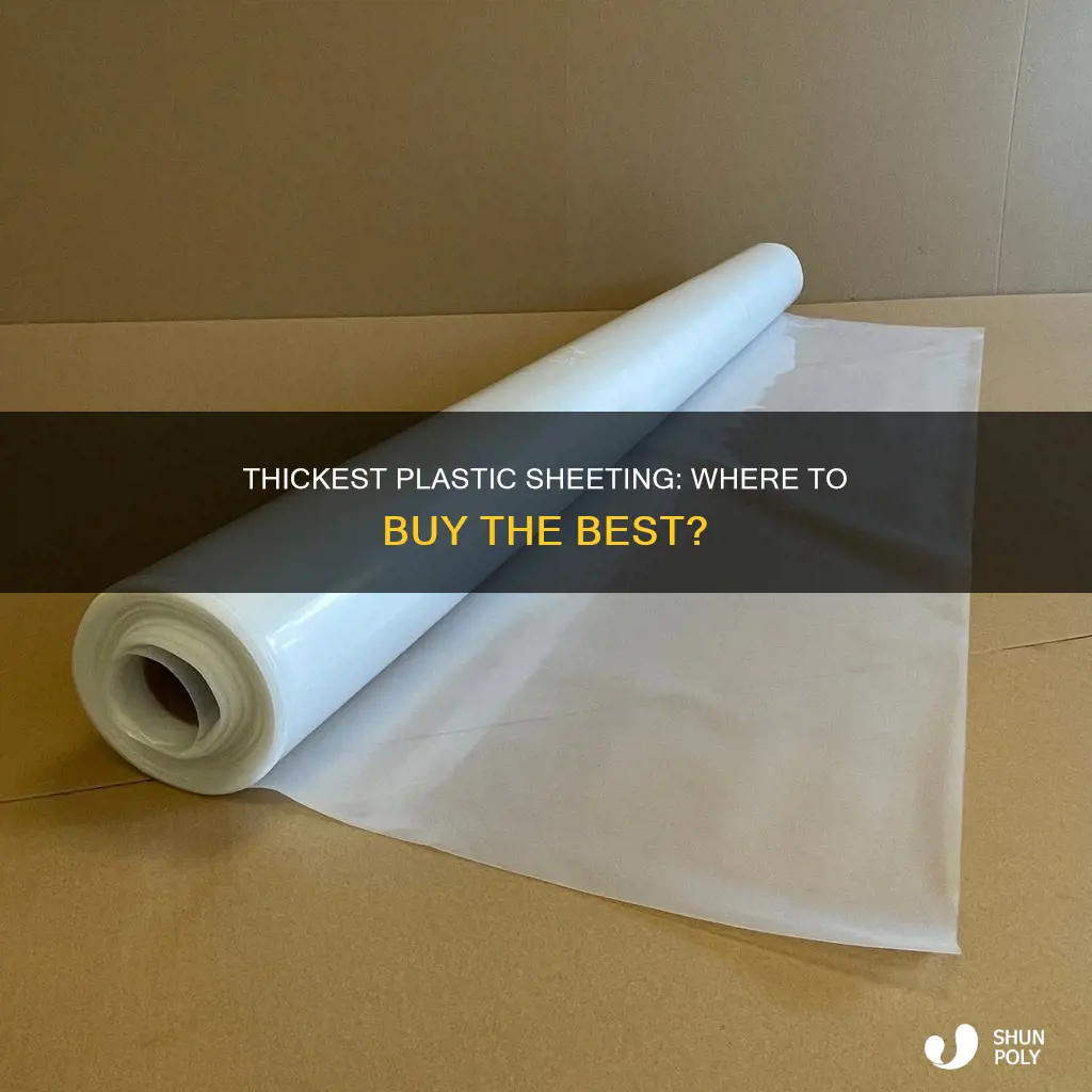 who sells the thickest plastic sheeting