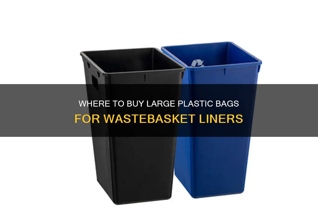 who sells wastebasket size plastic bags