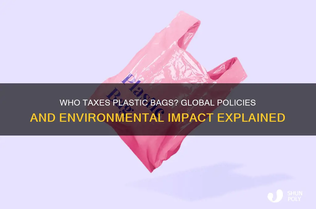 who taxes plastic shopping bags