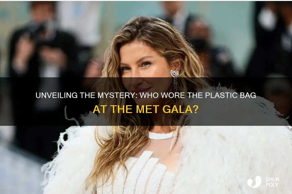 who was in the plastic bag met gala