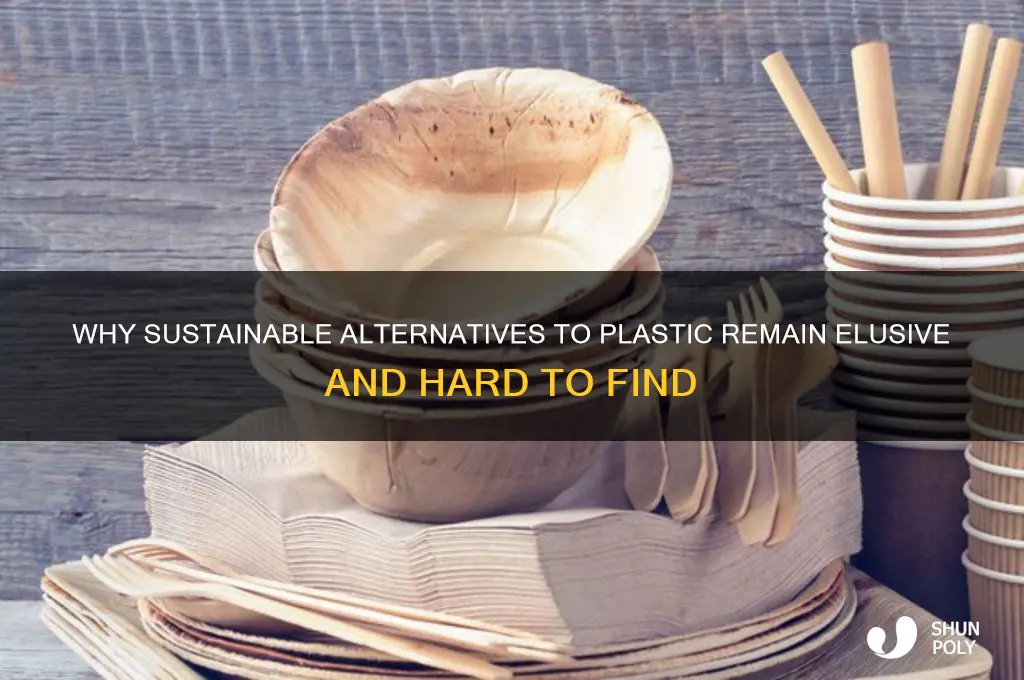 why are alternatives to plastic not easy to get