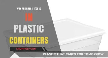 Storing Bases: Plastic Containers' Unseen Benefits