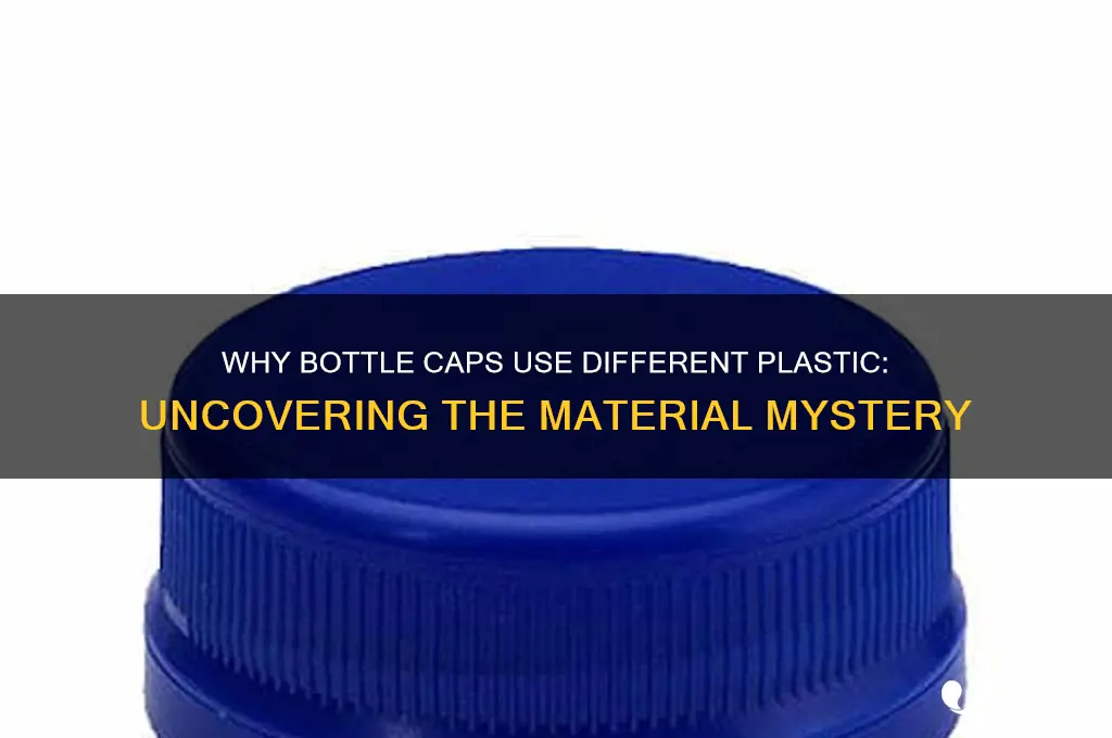 why are bottle caps made of different plastic