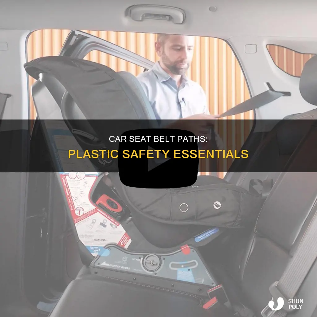 why are car seat belt path plastic