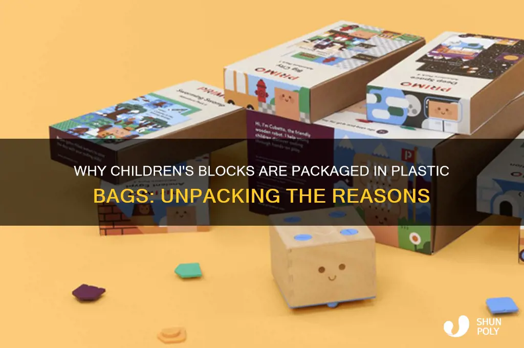 why are childrens blocks sold in plastic bags