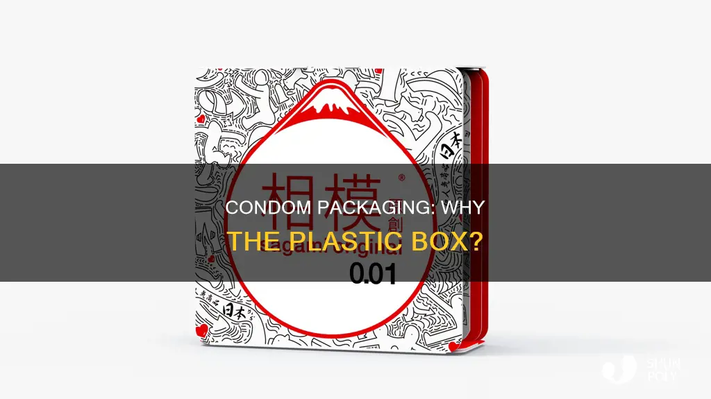 why are condoms in plastic boxes