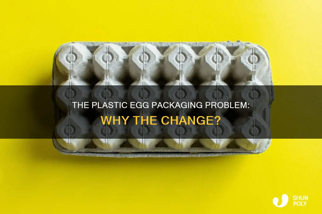 why are eggs being sold in plastic