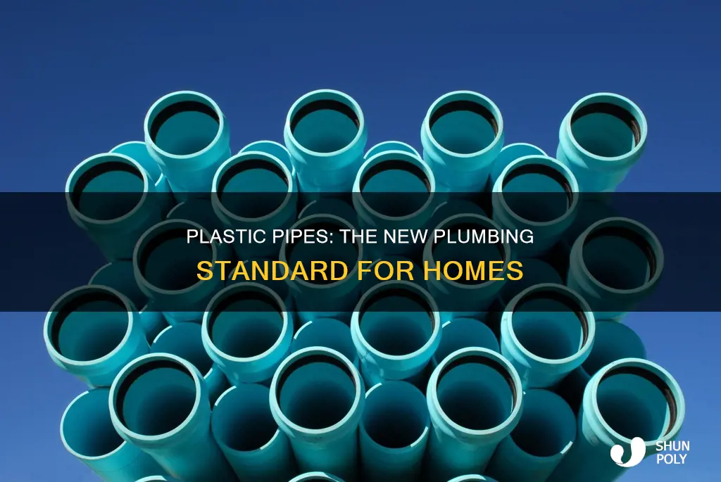why are house water lines plastic now