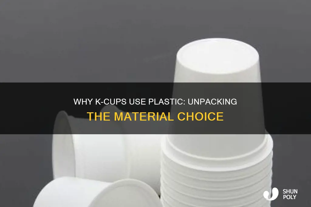 why are k cups made out of plastic