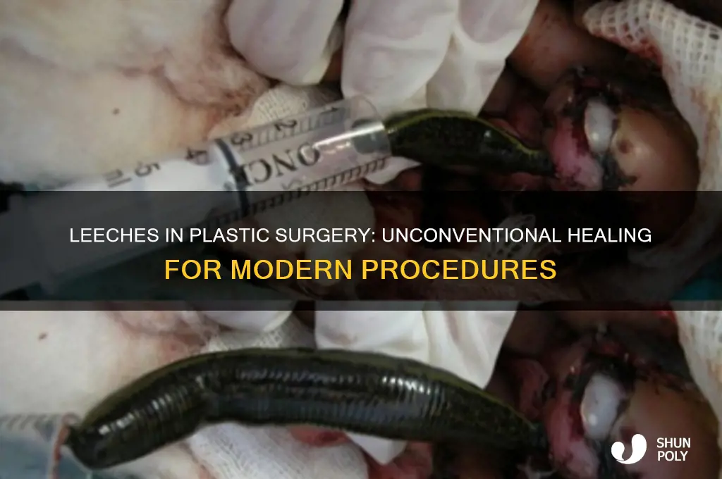 why are leeches used in plastic surgery