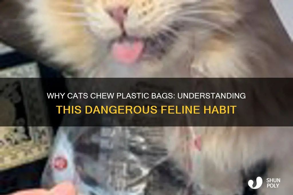 why are my cats eating plastic bags like fools