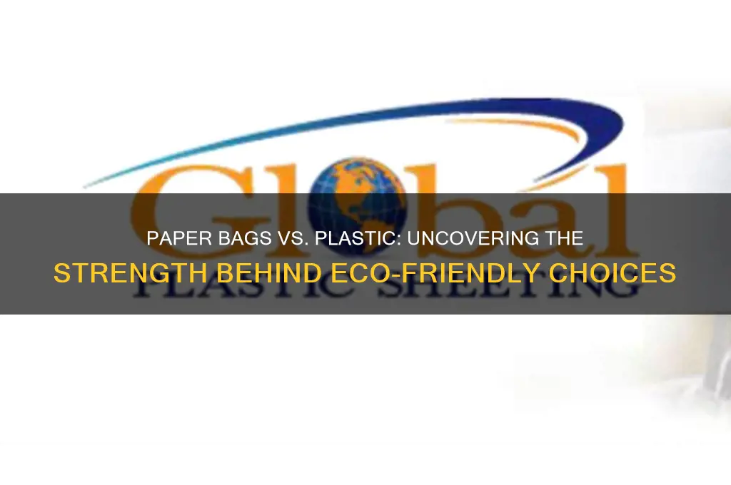 why are paper bags stronger than plastic