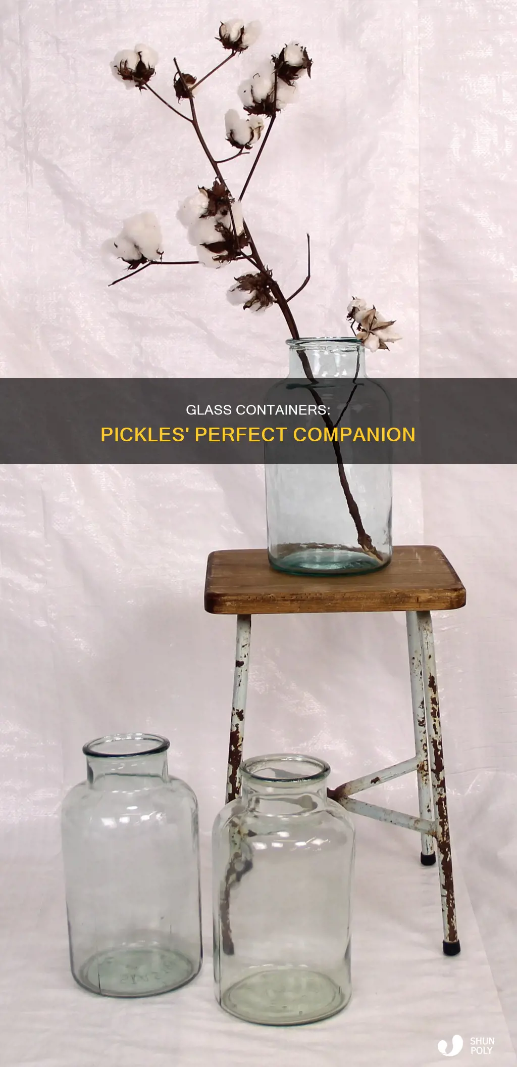 why are pickles not in plastic jars