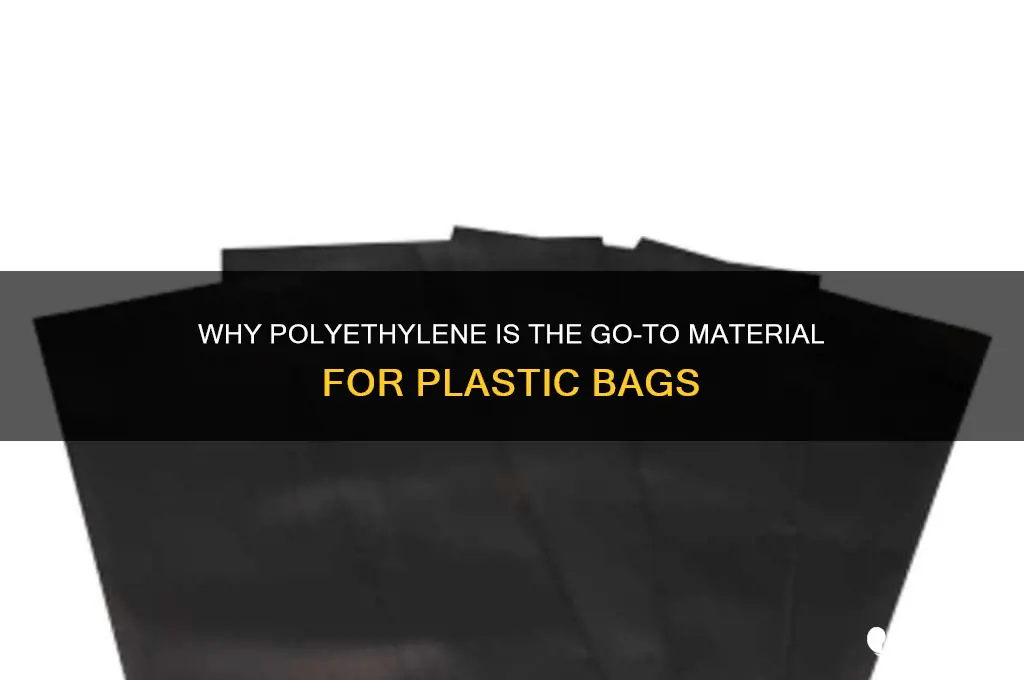 why are plastic bags made from polyethene