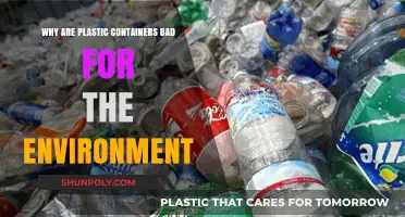 Plastic Containers: Environmental Impact and Health Risks