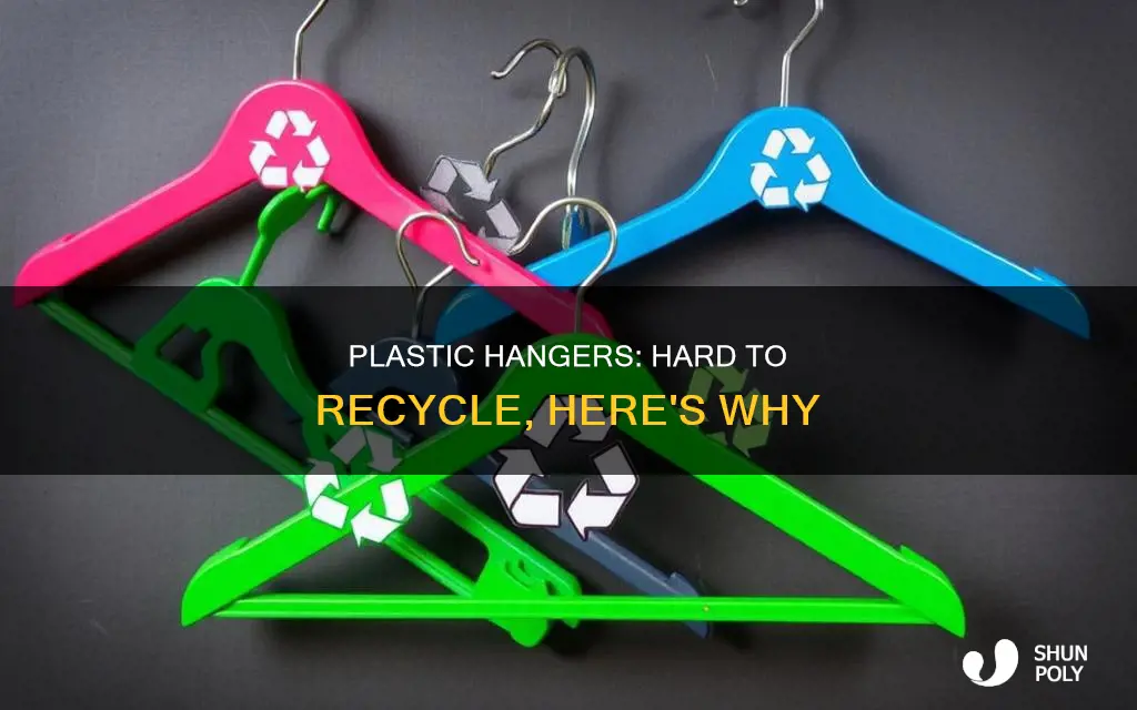 why are plastic hangers hard to recycle
