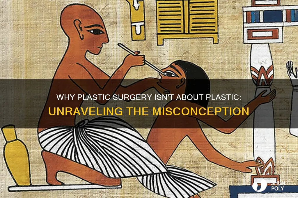 why are plastic surgery called plastic surgery