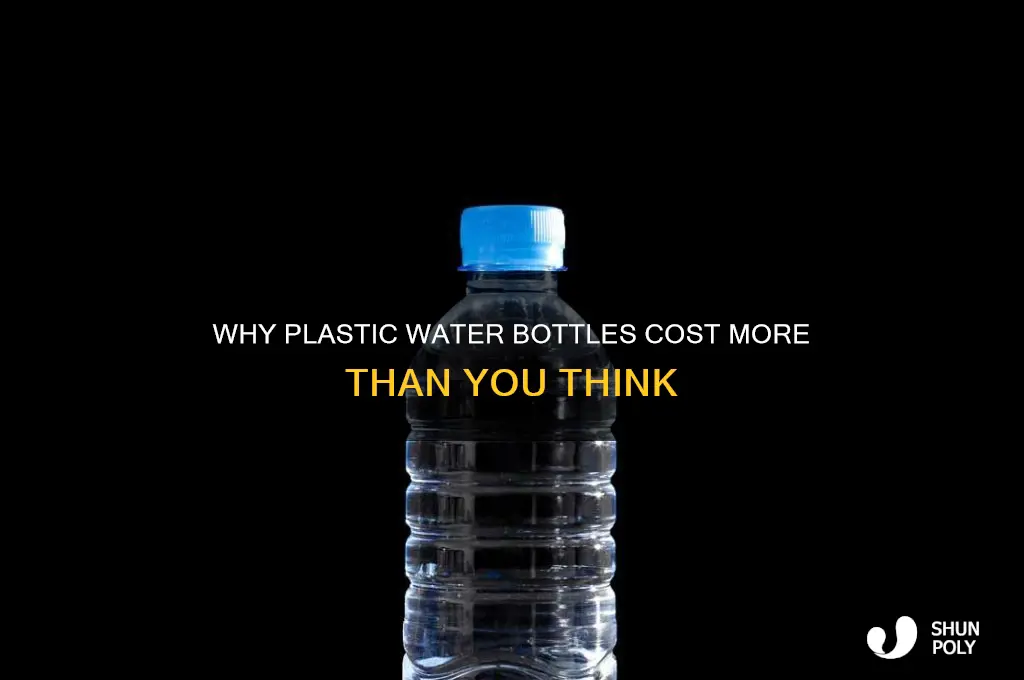 why are plastic water bottles expensive